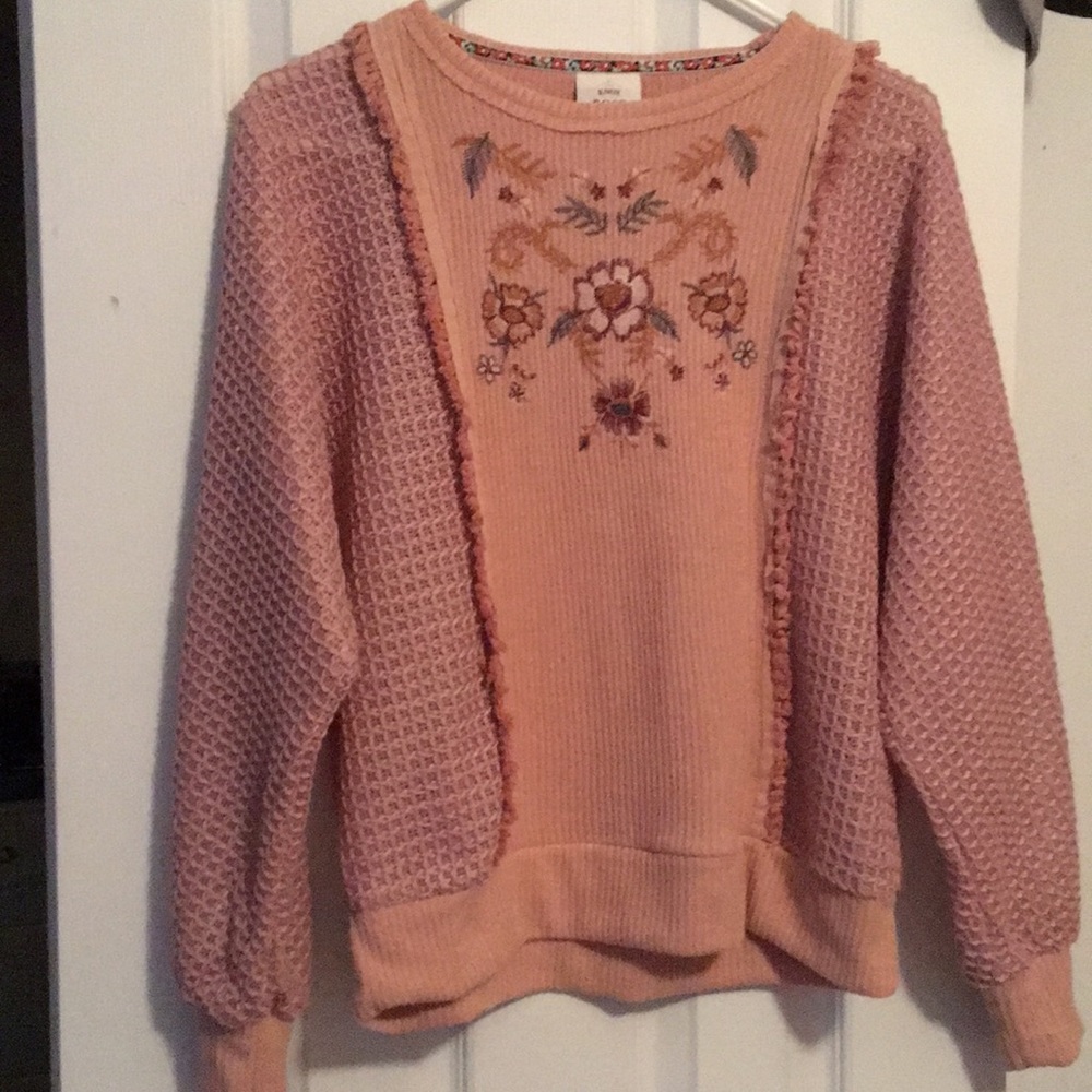 Pink sweater